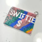 Tiana Designs Hand Beaded Rainbow SWIFTIE Coin Purse
