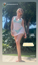 Shop Show Me Your Mumu Show Me Your Mumu Sequin Beach Cass Coverup Dress as seen on Sarah Jayne Dunn online at Spoiled Brat