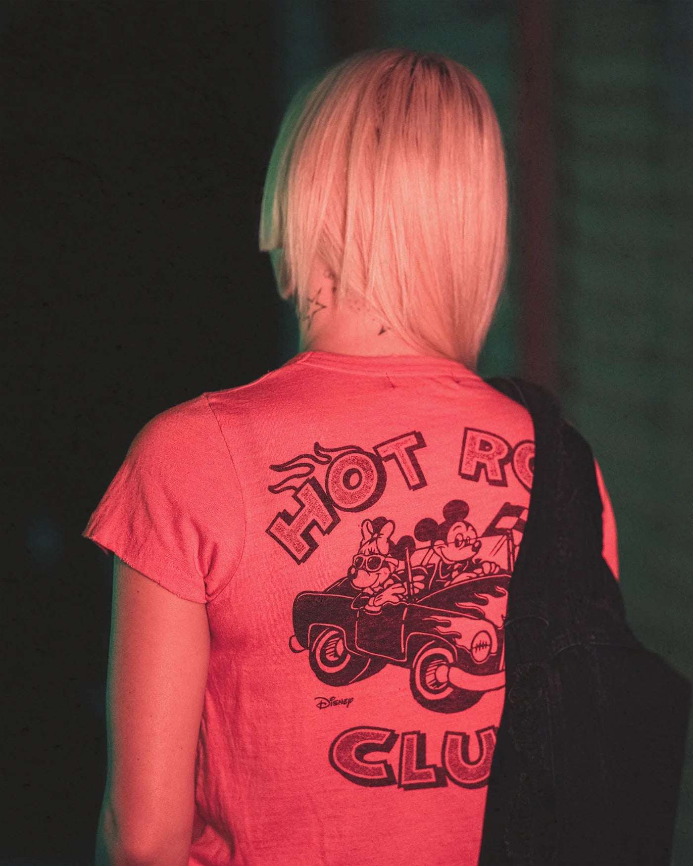 Junk Food Disney Mickey & Minnie Hot Rod Original Tee T-Shirt by Junk Food as seen on celebrities