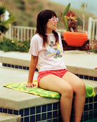 Junk Food Mickey Surf Flea Market Crop Top T-Shirt by Junk Food as seen on celebrities