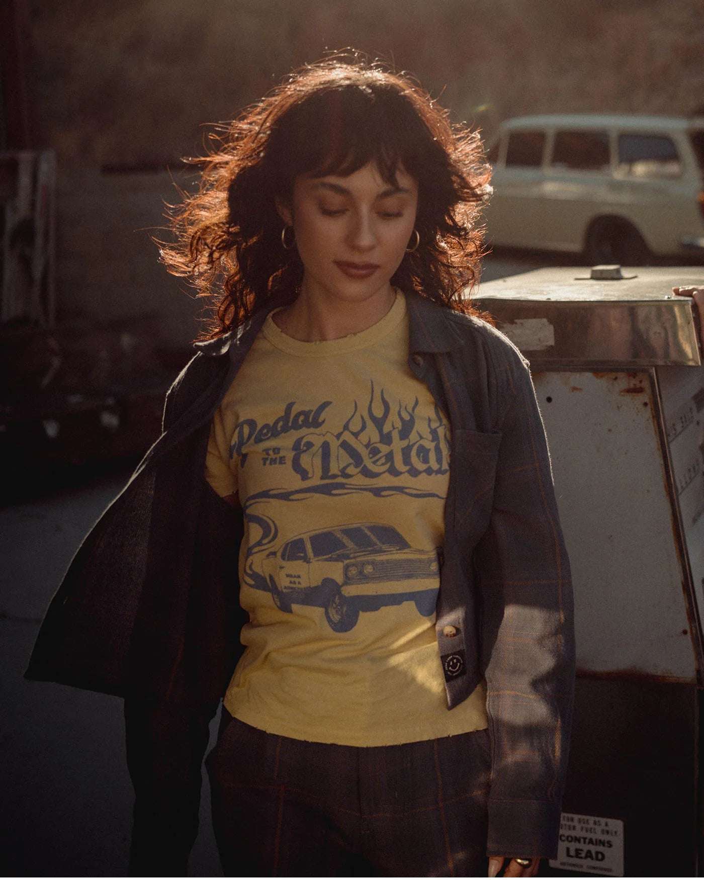 Junk Food Pedal to the Metal Tee T-Shirt by Junk Food as seen on celebrities