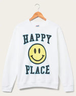 Shop Junk Food Junk Food Womens Happy Place Flea Market Fleece Sweater online at Spoiled Brat