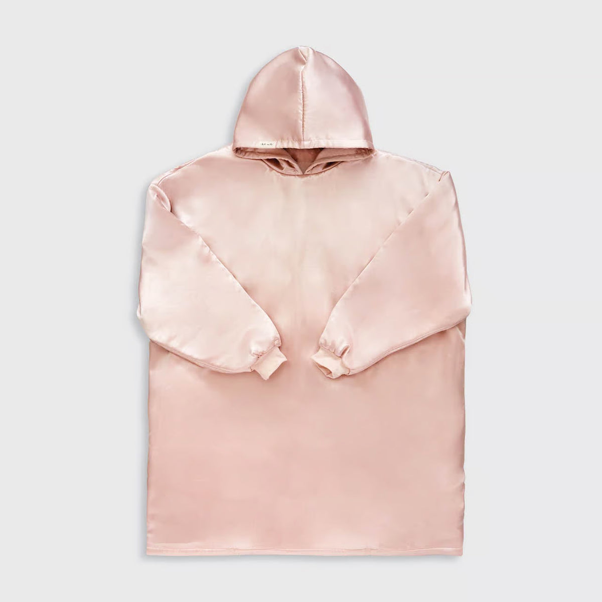 Shop Kitsch Kitsch Glazey Satin Hoodie in Blush online at Spoiled Brat