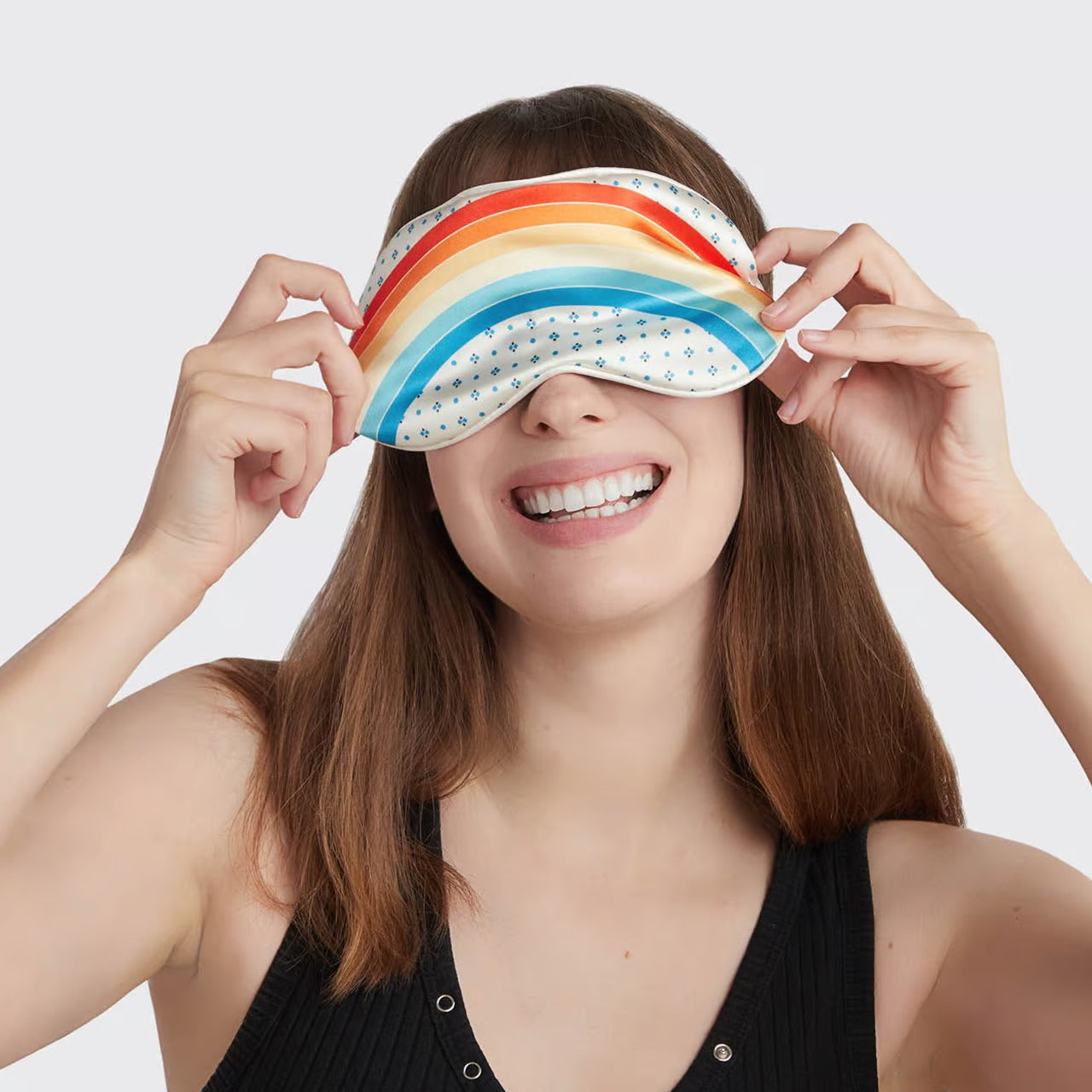 Shop Kitsch x Stranger Things Satin Pillowcase + Eye Mask Set - Premium Pillow from Kitsch Online now at Spoiled Brat 