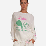 Lauren Moshi Anela Barbie Pickleball Sweater Sweater by Lauren Moshi as seen on celebrities