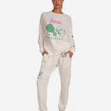 Lauren Moshi Anela Barbie Pickleball Sweater Sweater by Lauren Moshi as seen on celebrities