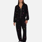 Lauren Moshi Chantria Neon Stud Elements Sweatpants Sweatpants by Lauren Moshi as seen on celebrities