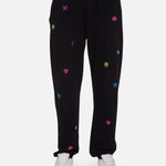 Lauren Moshi Chantria Neon Stud Elements Sweatpants Sweatpants by Lauren Moshi as seen on celebrities