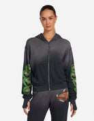 Lauren Moshi Hezly The Grouch Racing Zipper Hoodie Hoodie by Lauren Moshi as seen on celebrities