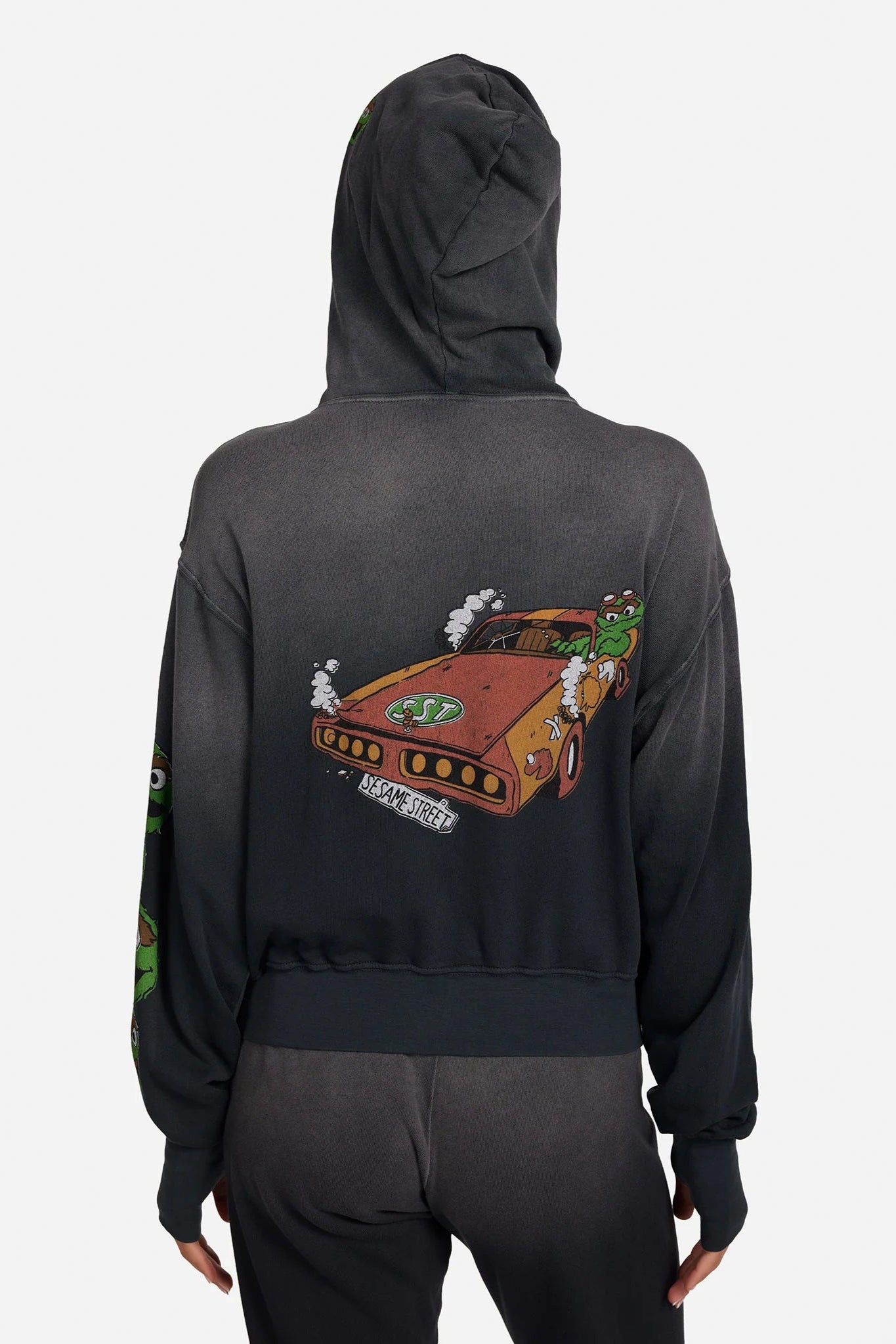 Lauren Moshi Hezly The Grouch Racing Zipper Hoodie