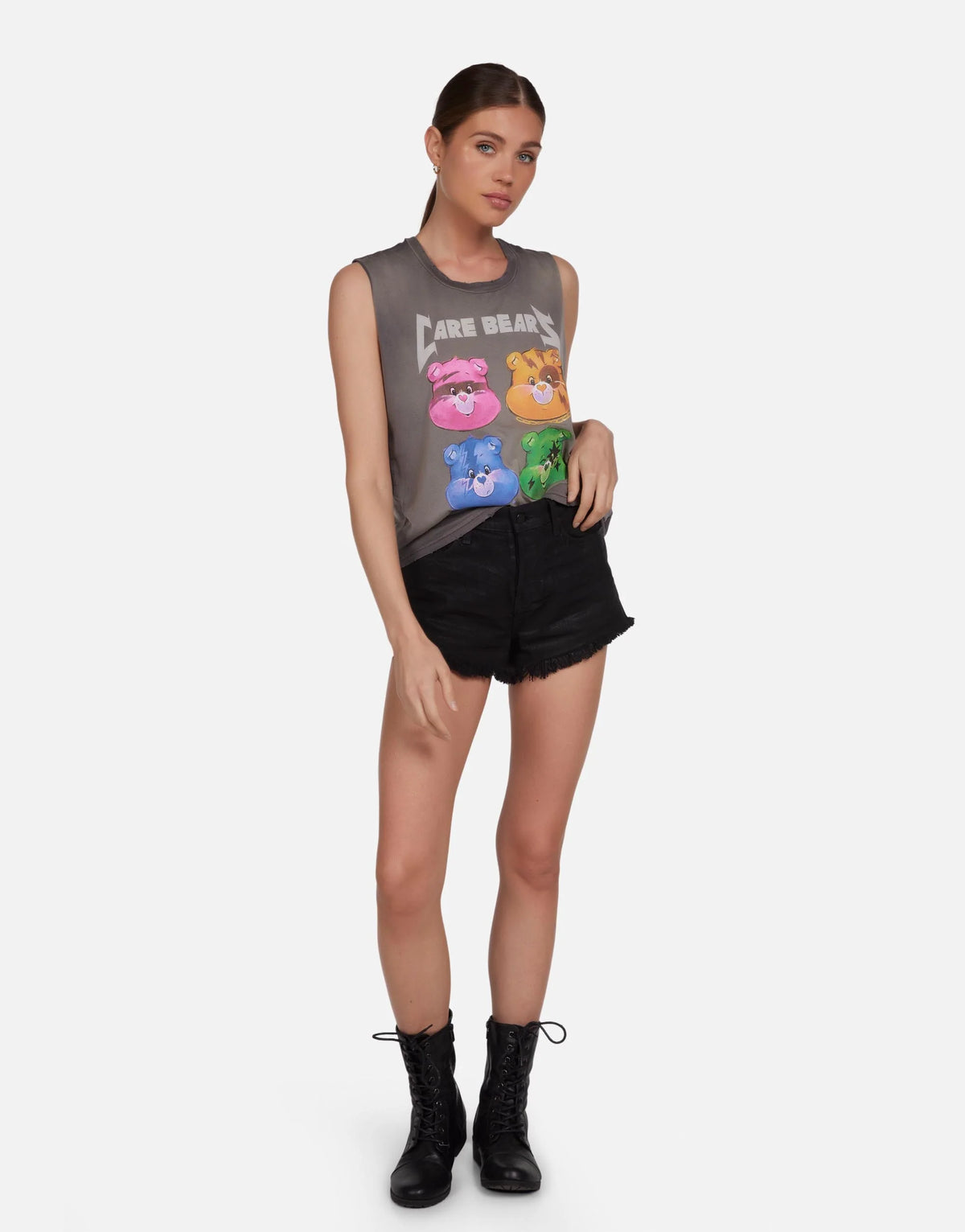 Shop Lauren Moshi Lauren Moshi Kel Rock Care Bears Singlet online at Spoiled Brat