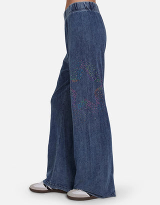 Buy Lauren Moshi Martina Neon Stud Starburst Trousers Online