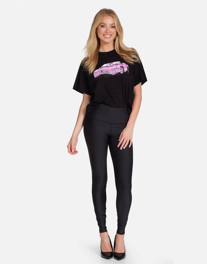 Lauren Moshi Rue Barbie Convertible Crop T-Shirt