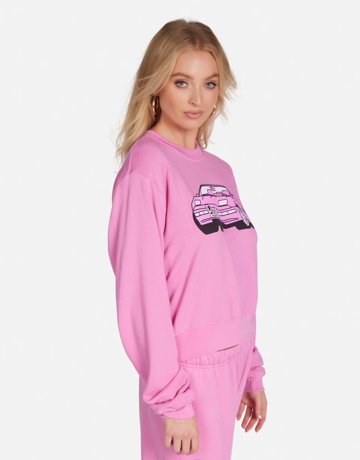 Shop Lauren Moshi Lauren Moshi Spalding Barbie Convertible Sweatshirt online at Spoiled Brat