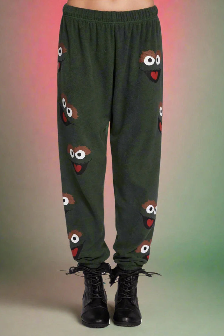 Lauren Moshi Tanzy Oscar The Grouch Joggers Jogging Pants by Lauren Moshi as seen on celebrities