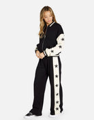 Lauren Moshi Tawny Stars Wide Leg Pants Sweatpants by Lauren Moshi as seen on celebrities