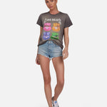 Lauren Moshi Wolf Rock Care Bears Tee T-Shirt by Lauren Moshi as seen on celebrities