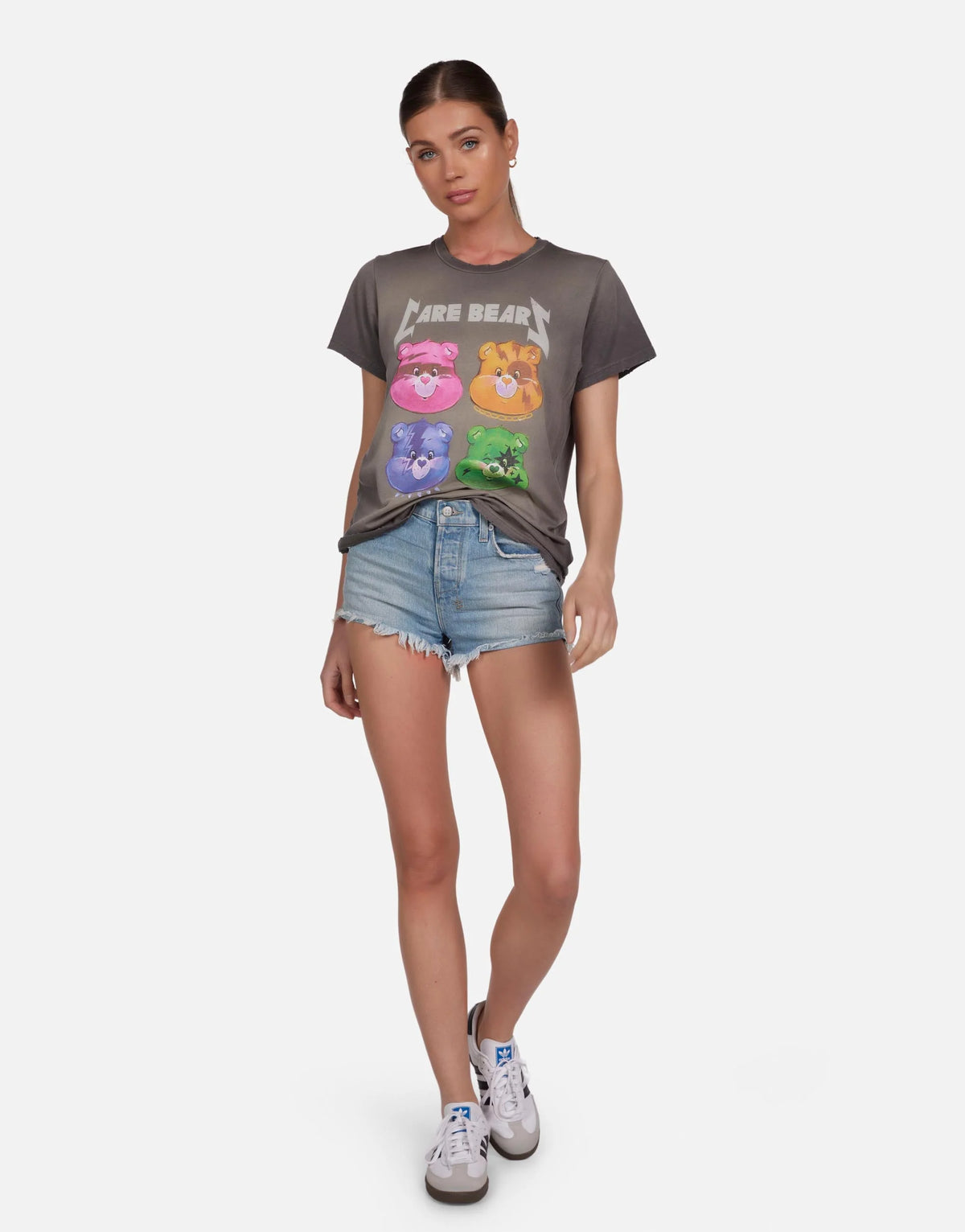 Shop Lauren Moshi Lauren Moshi Wolf Rock Care Bears Tee online at Spoiled Brat