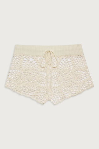 Shop Frankies Bikinis Lyla Crochet Mini Short - Spoiled Brat  Online