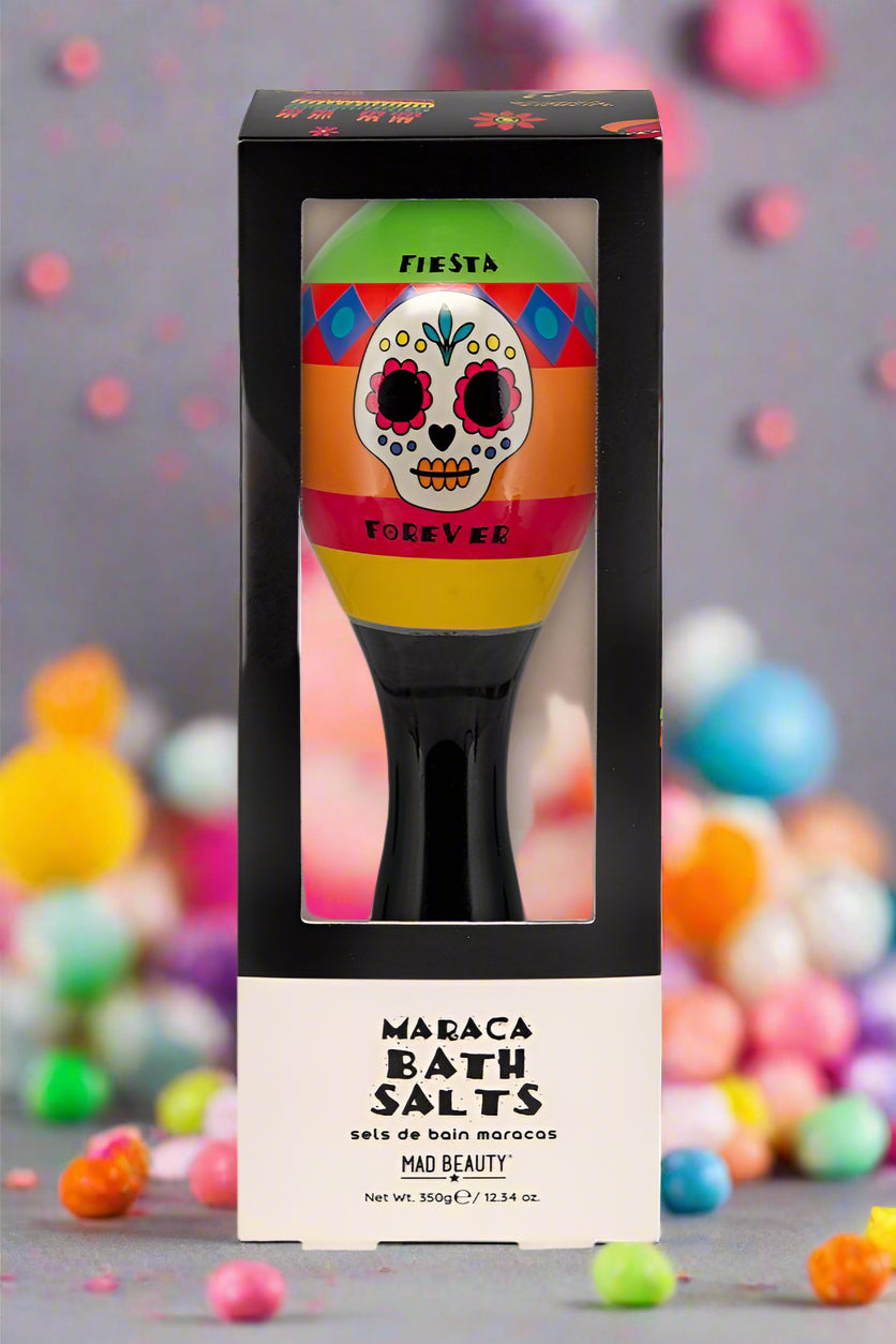 Shop Mad Beauty MAD Beauty Fiesta Forever Bath & Body Salts Maraca online at Spoiled Brat