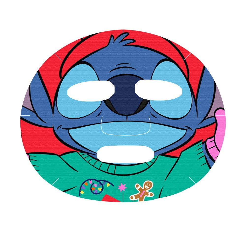 Shop Mad Beauty Disney Stitch At Christmas Face Mask - Premium Face Mask from Mad Beauty Online now at Spoiled Brat 
