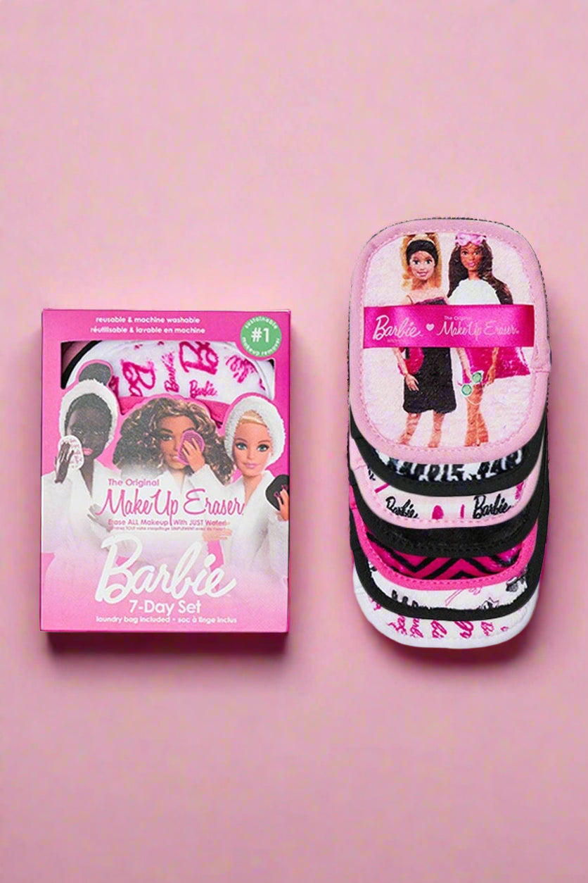 Shop Makeup Eraser Makeup Eraser Barbie 7-Day Set online at Spoiled Brat