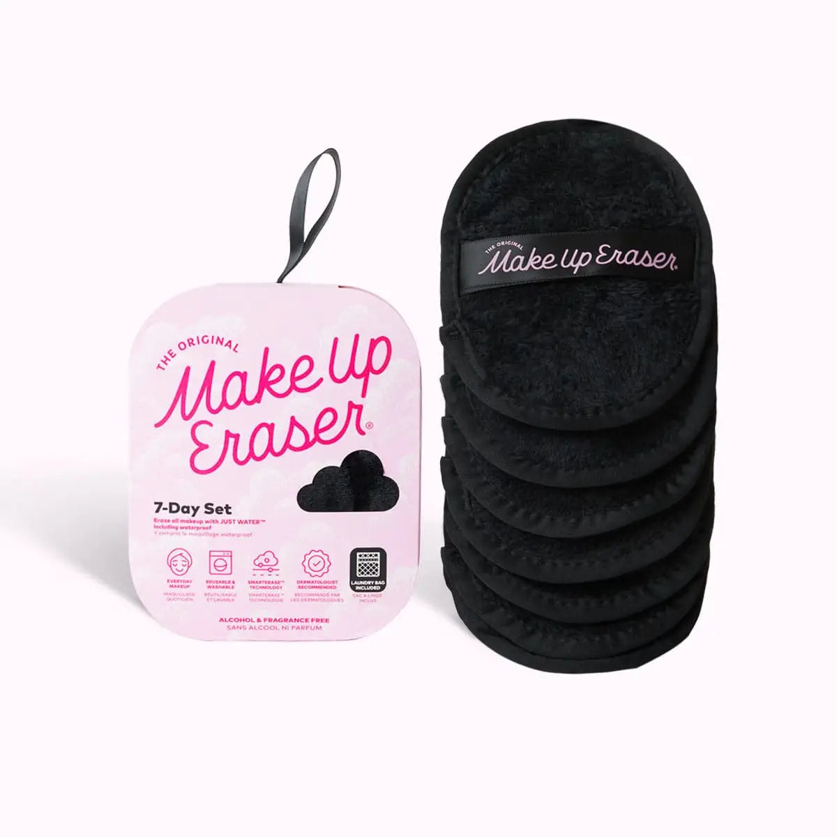 Shop Makeup Eraser Makeup Eraser Chic Black 7-Day Set online at Spoiled Brat