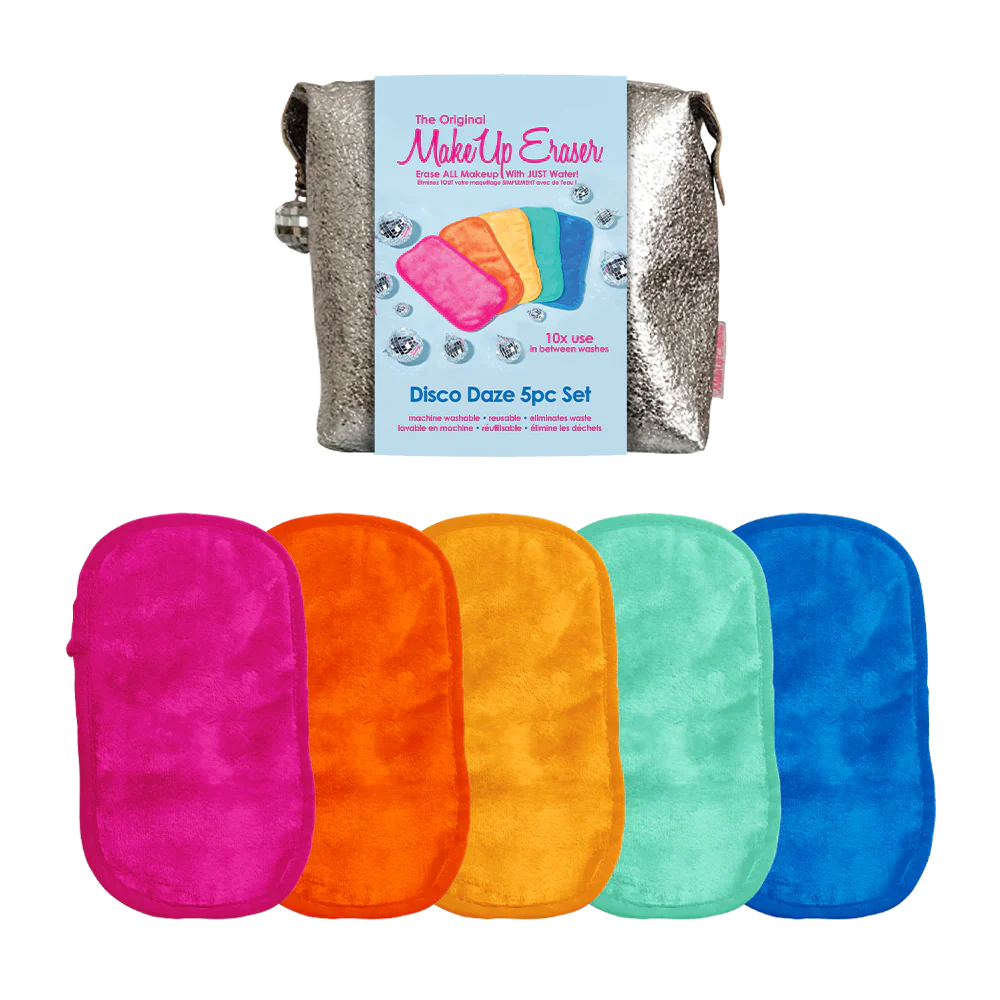 Shop Makeup Eraser Makeup Eraser Disco Daze 5pc Mini Set online at Spoiled Brat