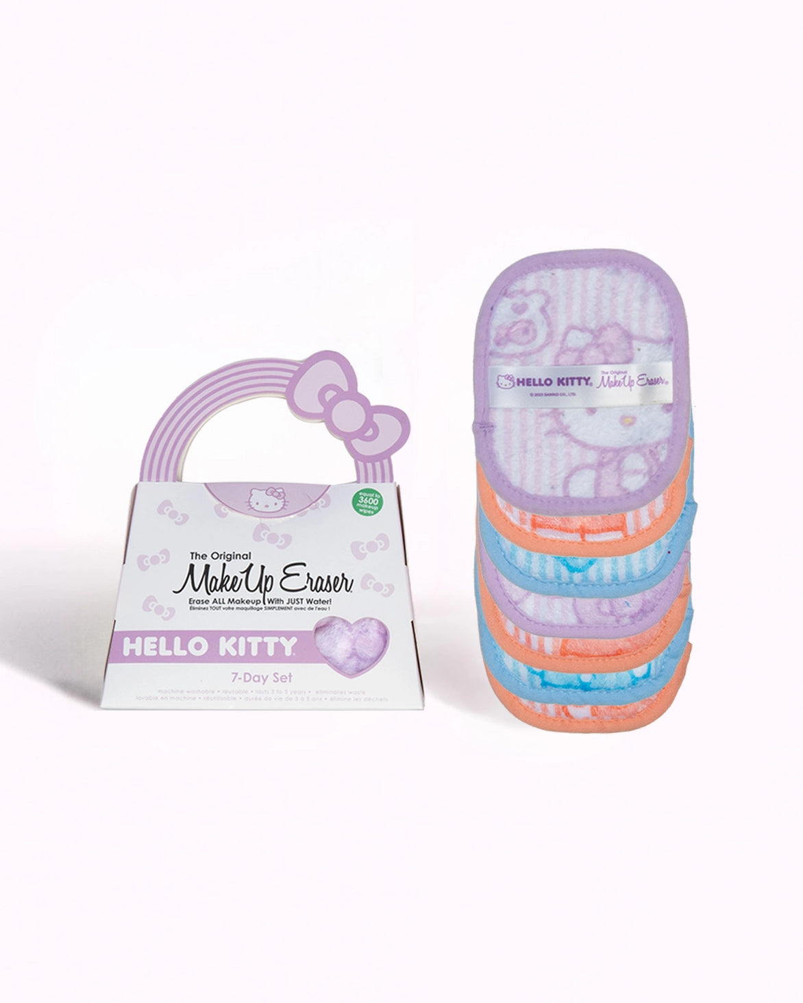 Shop Makeup Eraser Makeup Eraser Pastel Hello Kitty 7-Day Set online at Spoiled Brat