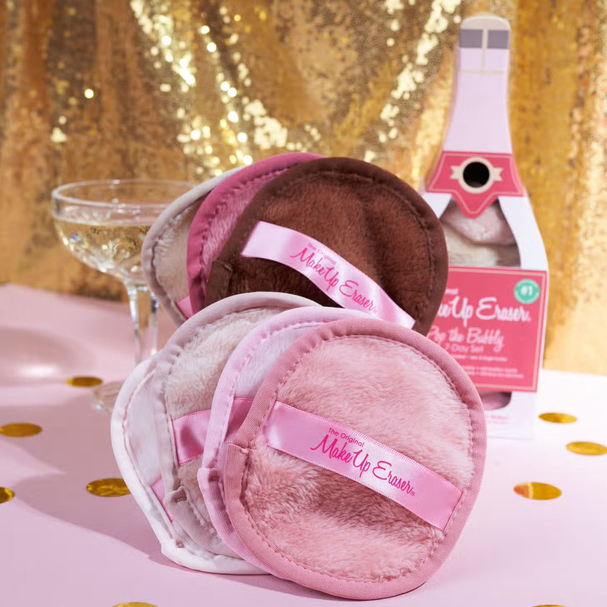 Shop Makeup Eraser Makeup Eraser Pop the Bubbly 7-Day Set online at Spoiled Brat