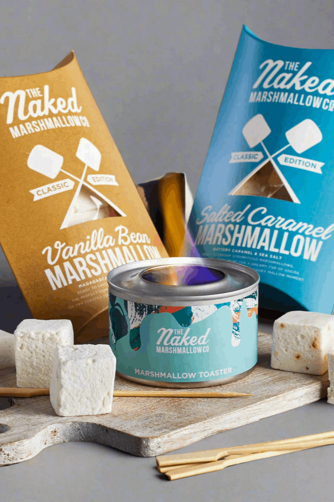 Marshmallow Toasting Kit Gifts by Naked Marshmallow as seen on celebrities
