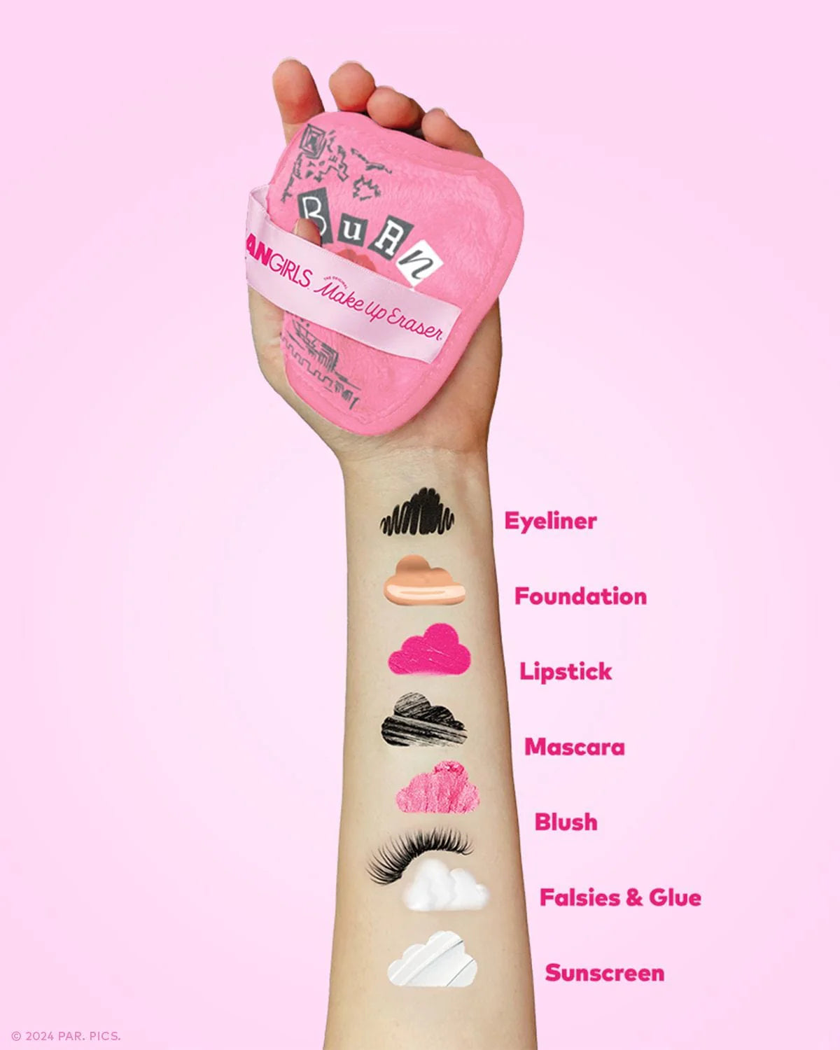 Shop Makeup Eraser Makeup Eraser Mean Girls 7-Day Set online at Spoiled Brat