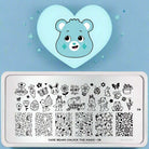 MoYou London Care Bears Classic 08 Nail Stamps Nail Art by MoYou London as seen on celebrities