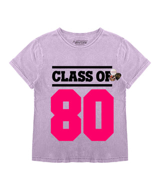 Shop Newtone Lilac starlight T-shirt "CLASS" Online - UK Stockist