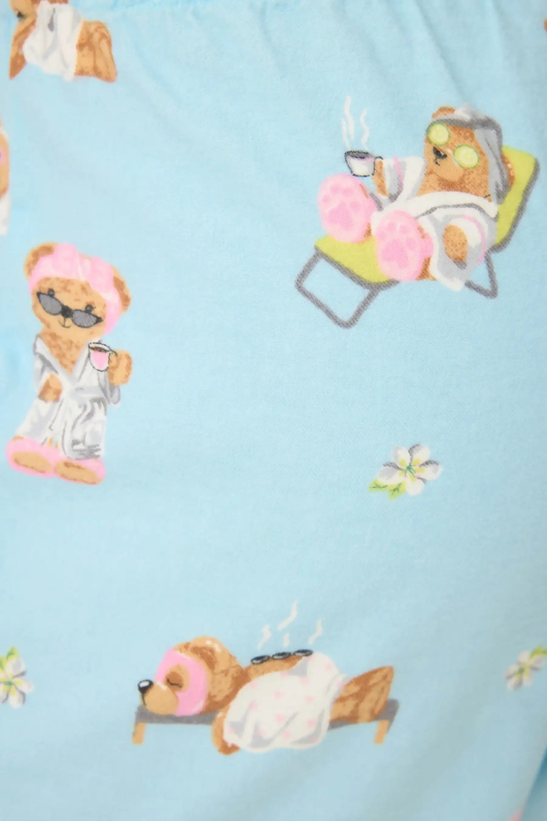 PJ Salvage Beary Cute Bear Print Flannel PJ Pants