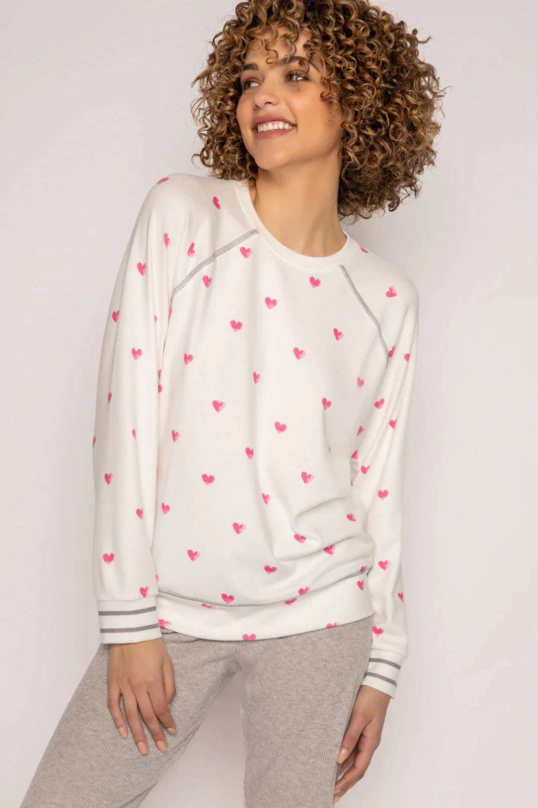 PJ Salvage Bright Stars & Brave Hearts PJ Top Sweater by PJ Salvage as seen on celebrities