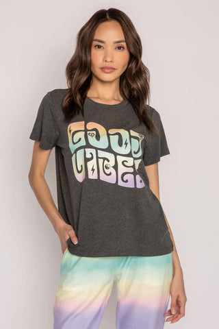 Shop PJ Salvage Gradient Good Vibes T-Shirt - Spoiled Brat  Online