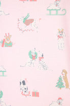 PJ Salvage Peace & Pawlidays Dog Print PJ Top