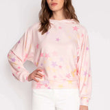 PJ Salvage Peach Party Star Hoodie Hoodie by PJ Salvage as seen on celebrities