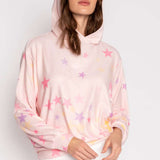 PJ Salvage Peach Party Star Hoodie Hoodie by PJ Salvage as seen on celebrities