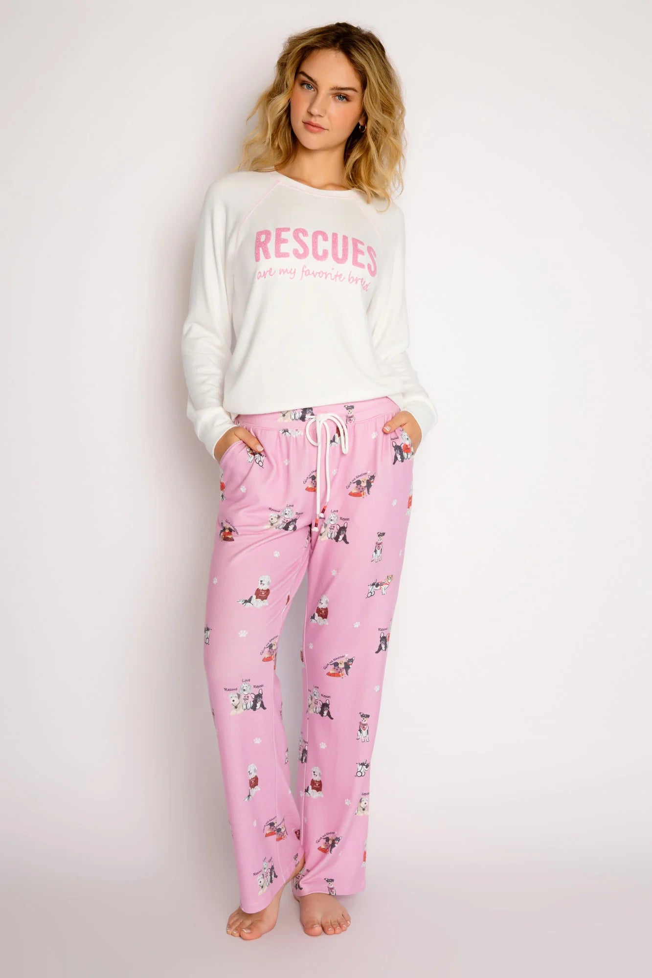 Shop PJ Salvage PJ Salvage Rescues are my Favorite Breed Pyjama Set online at Spoiled Brat