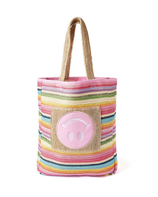 Buy Packed Party Bring on The Fun Woven Rainbow Tote Bag Online