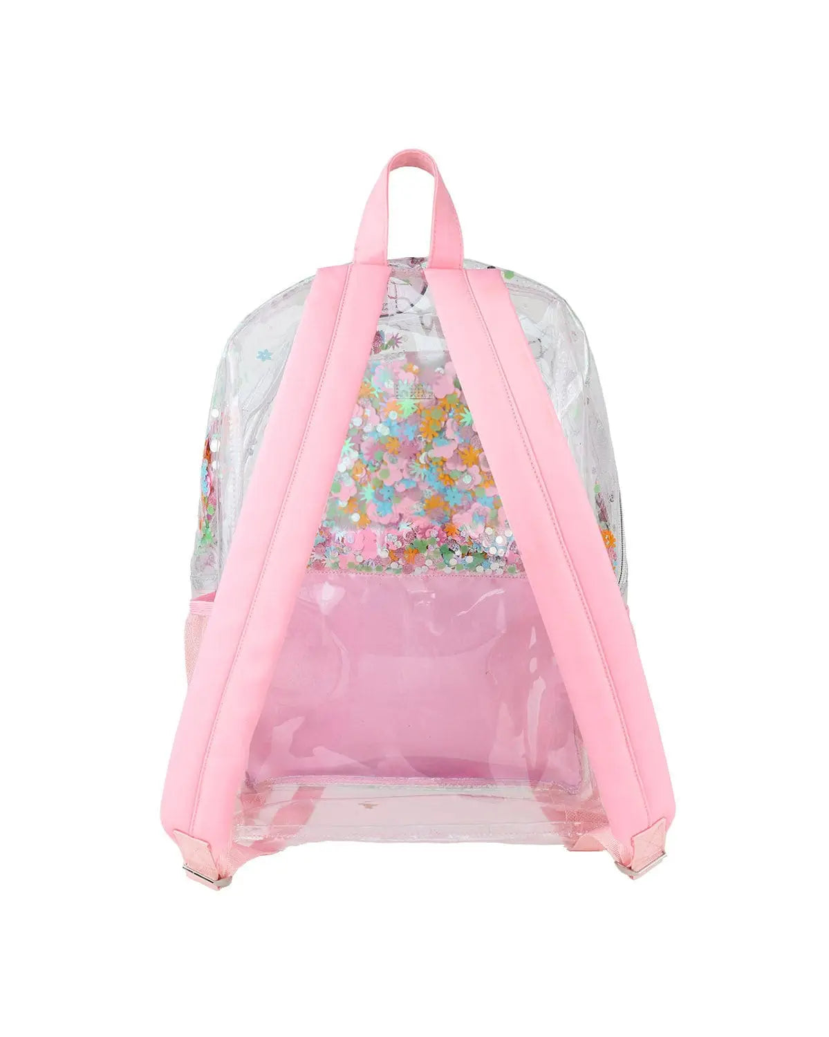 Shop Packed Party Flower Shop Confetti Clear Backpack - Premium Backpack from Packed Party Online now at Spoiled Brat 