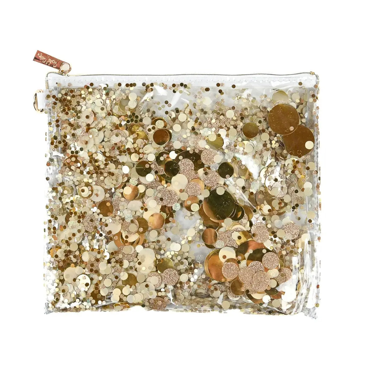 Shop Packed Party Packed Party Good As Gold Confetti Everything Pouch Bag online at Spoiled Brat