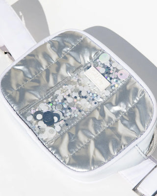 Packed Party Snow Much Fun Confetti Puffer Belt Bag