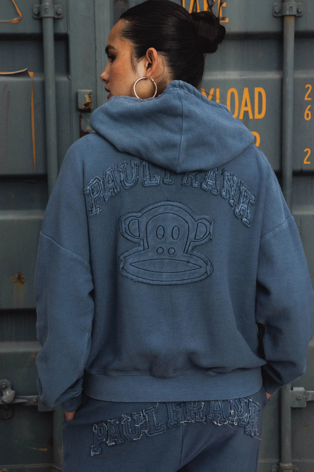 Shop Daisy Street Paul Frank x Daisy Street Knitted Twill Zip up Hoodie online at Spoiled Brat