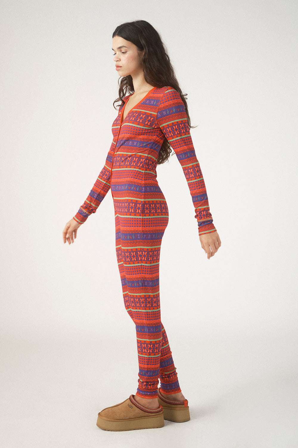 Pixie & Peach Fairisle Christmas Onesie