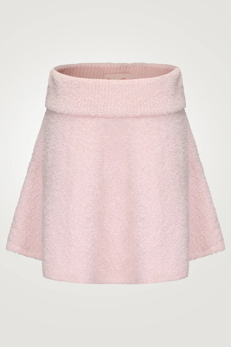 Pink skirt on a light gray background