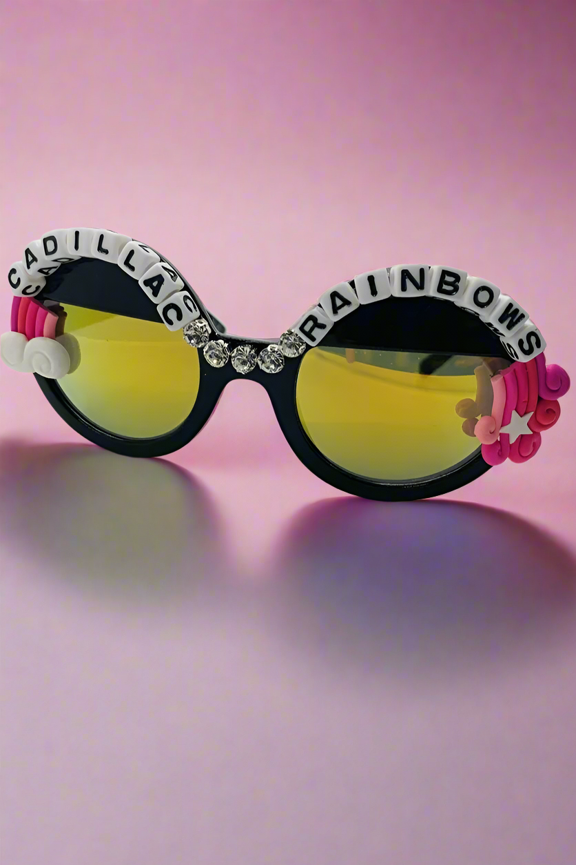 Rad & Refined Cadillac & Rainbows Statement Sunglasses