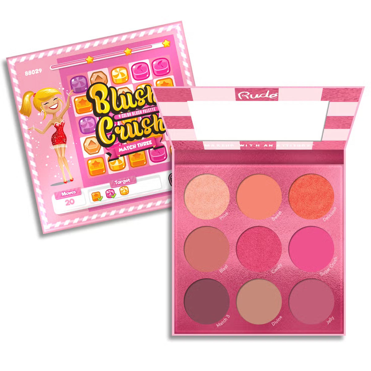 Shop Rude Cosmetics Rude Cosmetics Holiday Cheer Eyeliner & Blush Gift Set online at Spoiled Brat